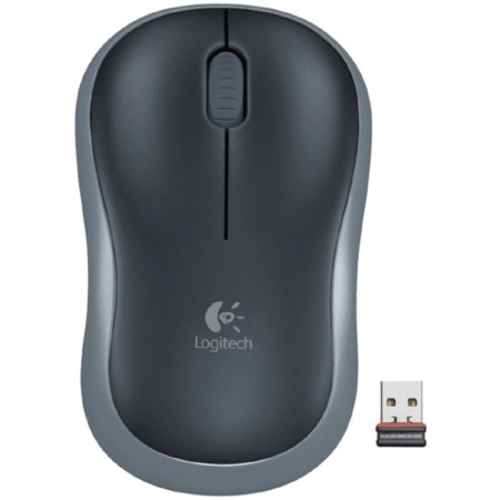 Logitech Miš M185 Wireless Swift Grey