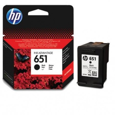 HP Cartridge C2P10AE No.651 Black