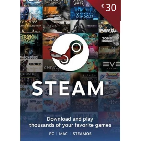 STEAM dopuna kredita 30 EUR /Digital Code