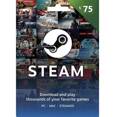 STEAM dopuna kredita 75 USD /Digital Code