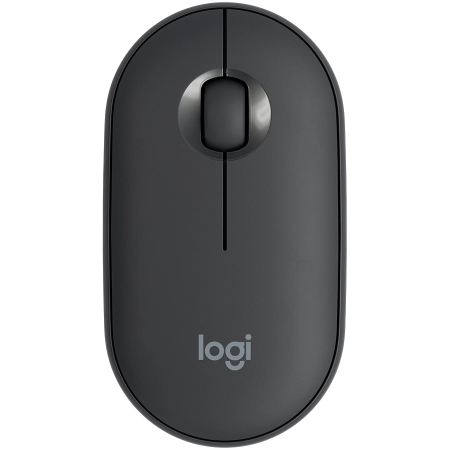 Logitech Miš M350 Pebble Silent Wireless Graphite