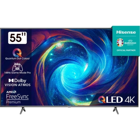 55" HISENSE QLED TV 4K 55E7KQ PRO 144Hz