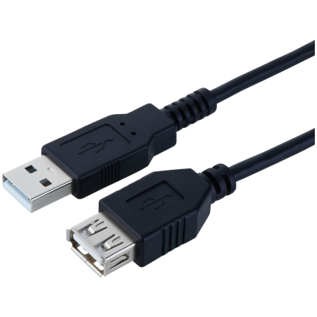 LogiLink USB Cable Extension 2m CU0010B Black