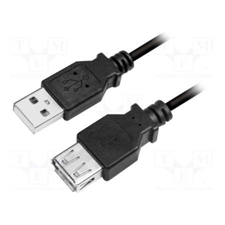 LogiLink USB Cable Extension 3m CU0011B Black