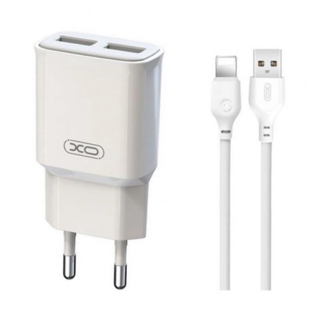 XO L92C  Dual 2.4A Charger + Lightning cable