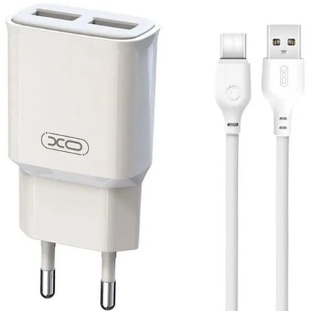 XO L92C  Dual 2.4A Charger + Type C cable