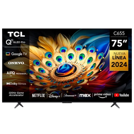 75" TCL 4K QLED PRO 144Hz TV C655