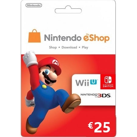 Nintendo EU dopuna kredita 25 EUR /Digital Code