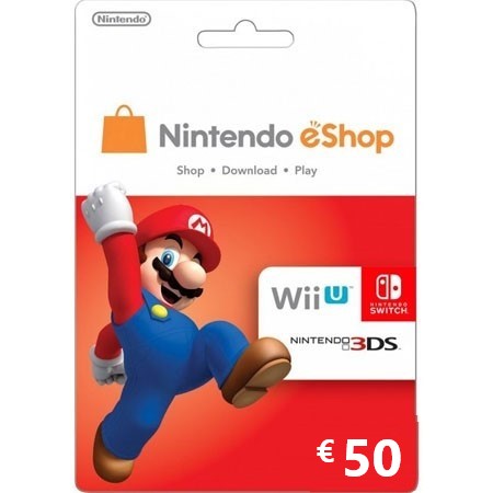 Nintendo EU dopuna kredita 50 EUR /Digital Code