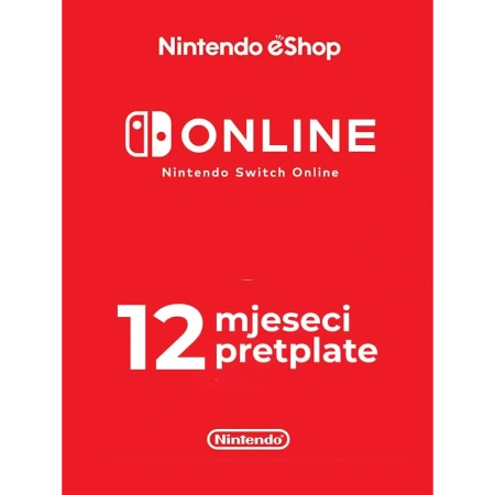 Nintendo pretplata 12 mjeseca EU /Digital Code