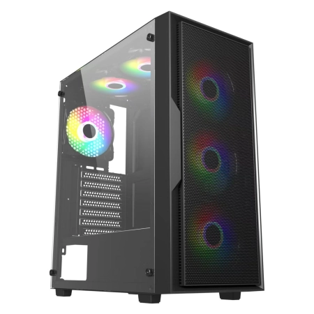 UBIT Gaming Case + 4 RGB fans UB-1V