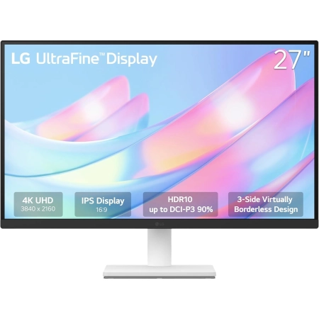 27" LG UltraFine 27US500-W 4K Display