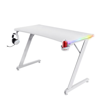 Trust GXT709W Luminus Gaming Stol White RGB