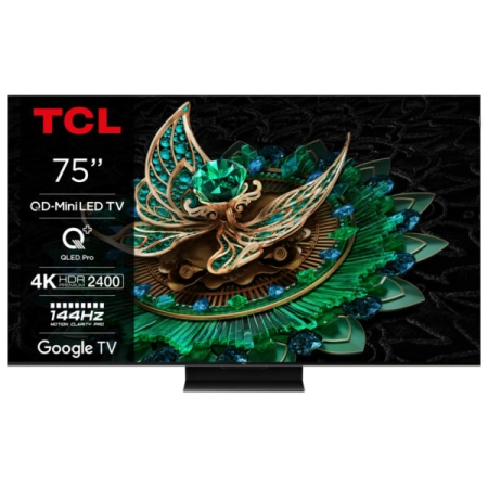 75" TCL  4K Mini-LED QLED 144Hz TV C765