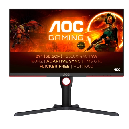 27"AOC Q27G3XMN 180Hz Gaming Display