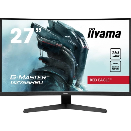 27" IIYAMA G2766HSU-B1 G-Master Red Eagle Curved Display