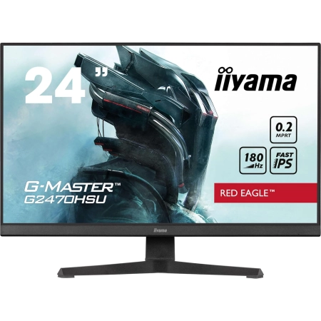 24" IIYAMA G-Master Red Eagle 180HZ G2470HSU-B6 Gaming Display